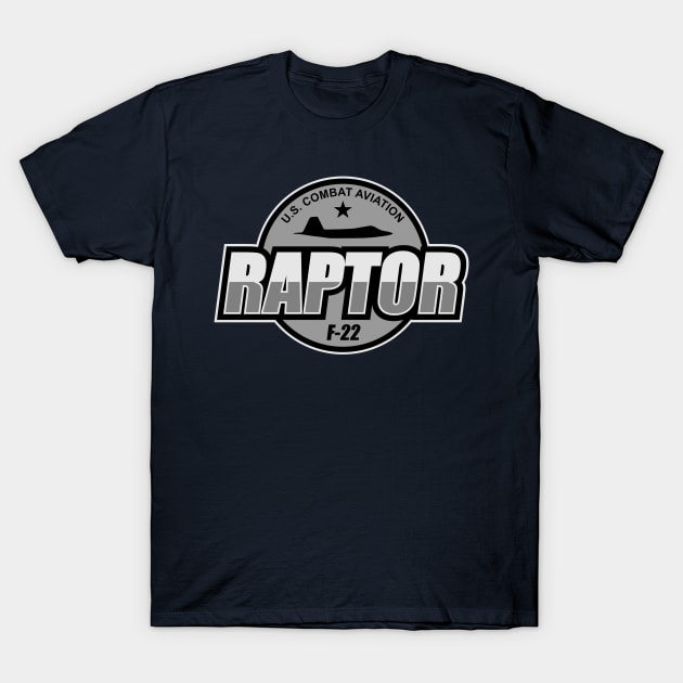 F-22 Raptor T-Shirt by TCP